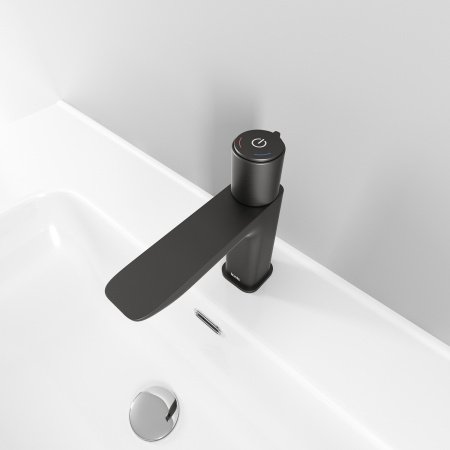 Смеситель для раковины IDDIS Slide SLIGMBTi01 графит матовый