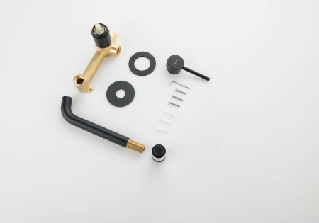 Смеситель для раковины Aquatek Европа AQ1313MB черный матовый