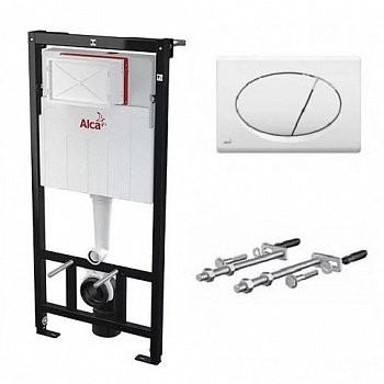 Готовое решение для подвесных унитазов AlcaPlast Sadromodul SET 3 v 1 A101+M070