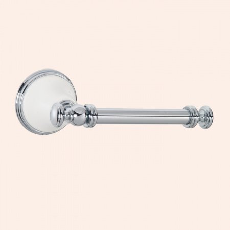 Держатель для туалетной бумаги TW Harmony TWHA019bi/cr белый/хром