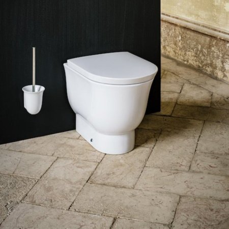 Унитаз приставной безободковый Laufen New Classic 8.2385.1.000.000.1 без сиденья