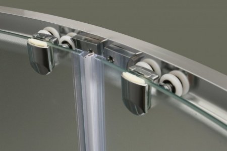 Душевой уголок BelBagno Uno R-2 85x85 профиль Хром стекло прозрачное