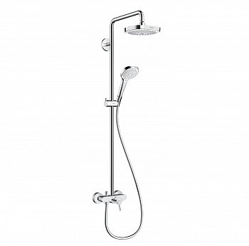 Душевая стойка Hansgrohe Croma Select E 27258400 хром;белый
