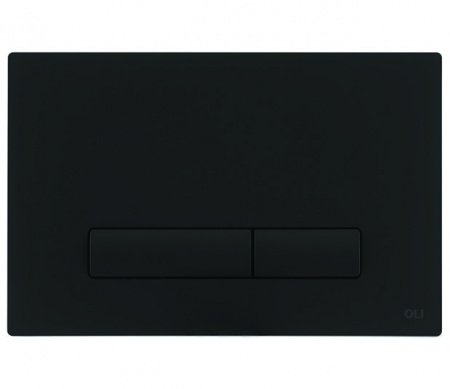 Кнопка смыва для унитазов OLI Pure 139181 черный матовый