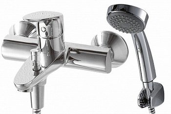 Смеситель для ванны с душем Bravat Drop F64898C-01A хром