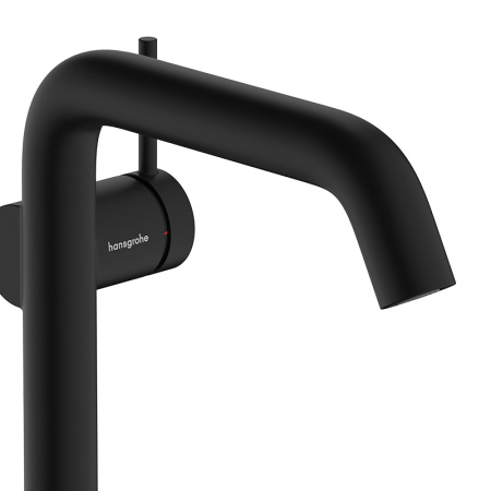 Смеситель для раковины Hansgrohe Tecturis S 73370670 черный матовый
