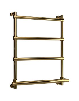 Полотенцесушитель электрический Margaroli Sole 542-4 5424704GONB 660х570 золото