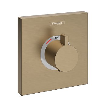 Термостат для душа Hansgrohe ShowerSelect 15760140 бронза шлифованная