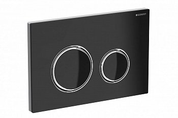 Кнопка смыва Geberit Sigma 21 115.884.SJ.1 хром глянцевый/черный