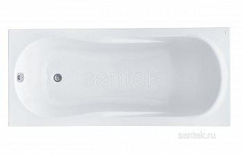 Акриловая ванна Santek Каледония 150х75 прямоугольная белая 1WH302383