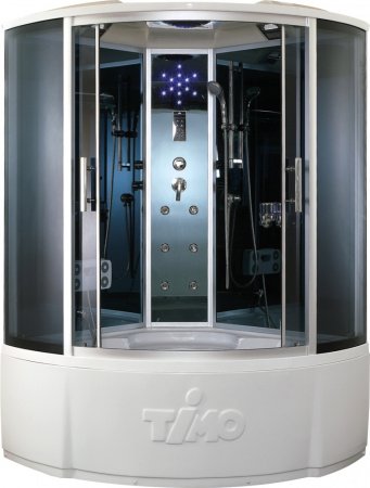 Душевая кабина Timo Standart Т-1135 135x135x230 профиль хром матовый, стекло прозрачное