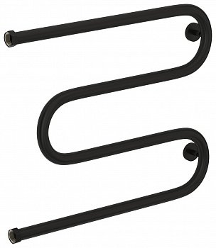 Полотенцесушитель водяной Сунержа М-образный 50х65 черный матовый