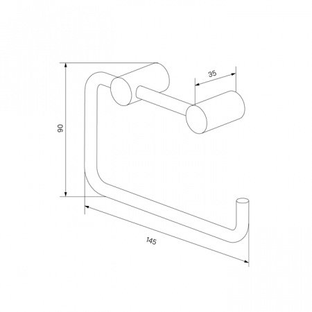 Держатель туалетной бумаги IDDIS Petite PETGM00i43 графит