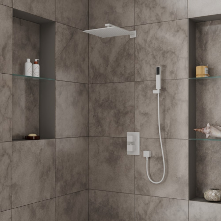 Душевая система встраиваемая с термостатом D&K Bayern.Liszt DA2515708A04, белый