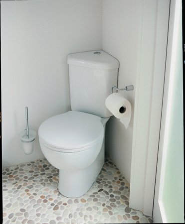 Унитаз-компакт Vitra Arkitekt 9754B003-7201 угловой с бачком и сиденьем Микролифт