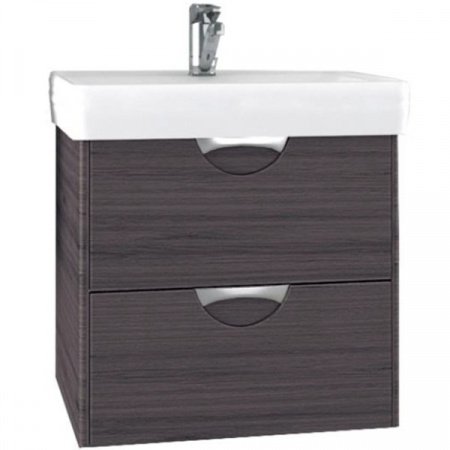 Тумба под раковину Акватон Сильва 50 подвесная 1A211701SIW50 Дуб макиато
