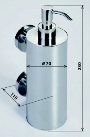 Дозатор для жидкого мыла Bemeta Omega 104109032 Глянец