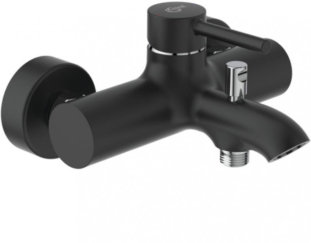 Смеситель для ванны с душем Ideal Standard Ceraline BC199U4 черный матовый/хром