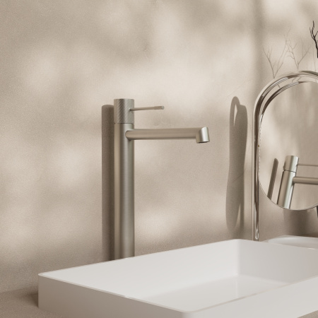 Смеситель для раковины Vincea Desire VBF-1D2BN брашированный никель