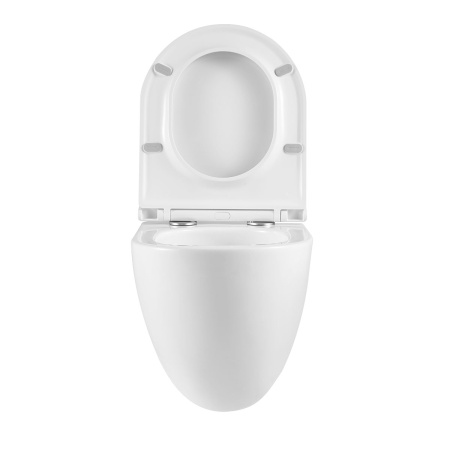 Унитаз подвесной безободковый Vincea Bien VT1-51T белый, с сиденьем микролифт