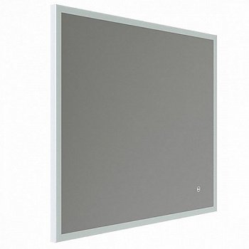 Зеркало Iddis Brick 80 с подсветкой Белый матовый