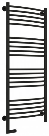 Полотенцесушитель электрический Сунержа Богема 2.0 120х50 черный матовый, подключение правое