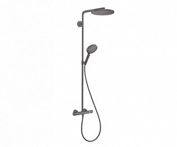 Душевая стойка Hansgrohe Raindance Select S 27633340 хром черный шлифованный