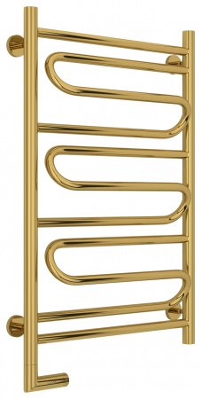 Полотенцесушитель электрический Сунержа Элегия 2.0 80х50 золото, подключение левое