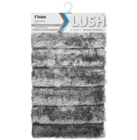 Коврик для ванной Fixsen Lush, 1-ый (50х80 см), FX-9001K
