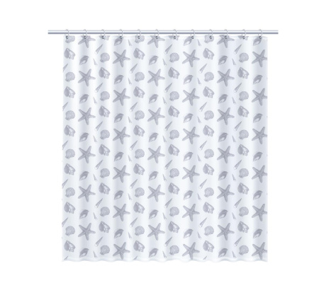 Шторка для ванной Fixsen Laguna FX-1501A, без колец