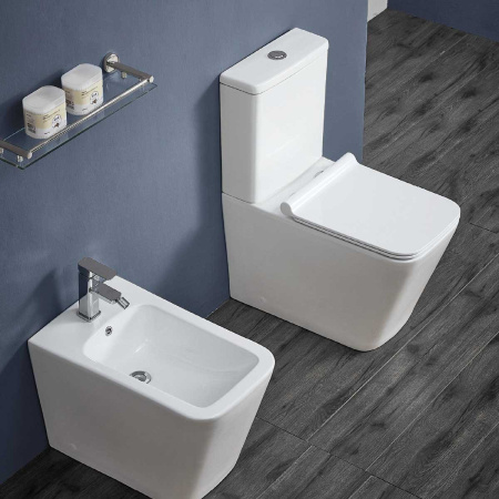 Унитаз напольный Vincea Q-Line VT2-12 белый, с сиденьем микролифт