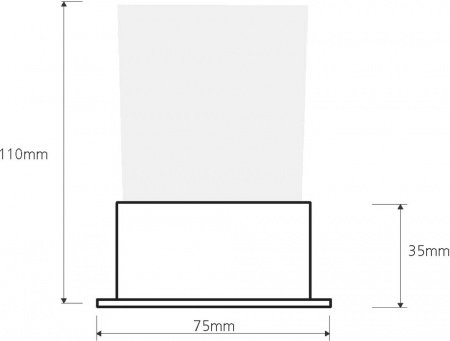 Стакан Bemeta Plaza 140110061 Хром/Прозрачный