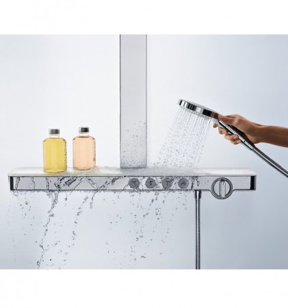 Душевая стойка Hansgrohe Rainmaker Select 27106400 хром;белый