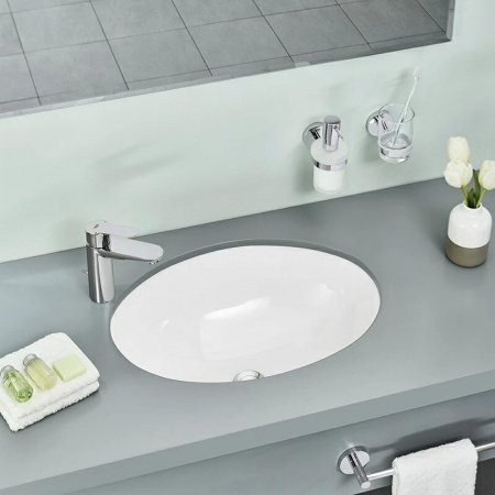 Раковина встраиваемая снизу 55см Grohe Bau Ceramic 39423000 белый