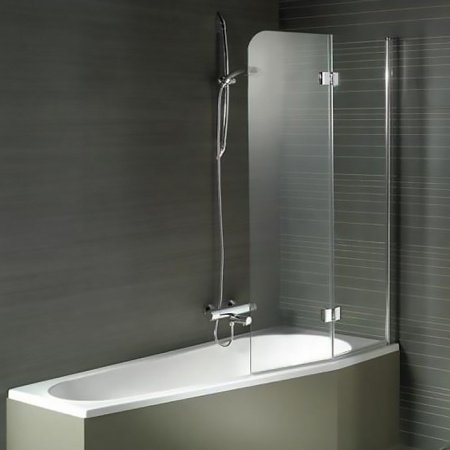 Шторка для ванны Riho Nautic 3000 N500 Yukon Nora 124x150 Хром