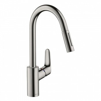 Смеситель для кухни Hansgrohe Focus M41 73880800 нержавеющая сталь