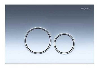 Кнопка смыва для унитазов Aquatek KDI-0000018 хром глянцевый