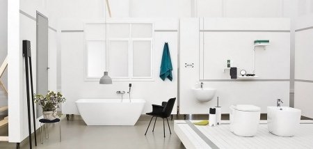 Биде напольное ArtCeram File FLB002 01 00/FLB002 01 30 белое