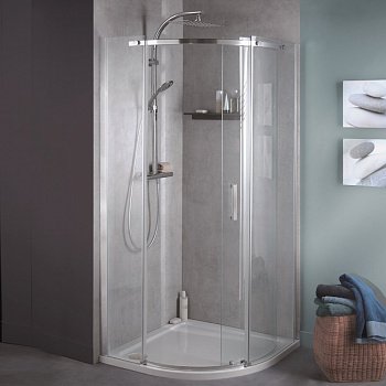 Душевой угол Jacob delafon E22R90L-GA 88x88x200 профиль хром, стекло прозрачное