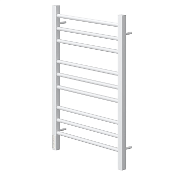 Полотенцесушитель электрический Point PN70758W П9 500x800, диммер слева, белый