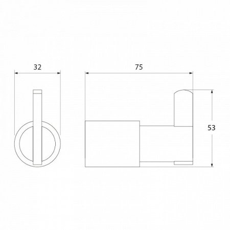Крючок IDDIS Monet L021 хром