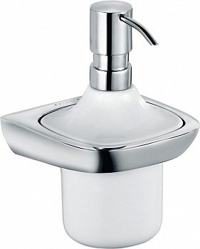 Дозатор для жидкого мыла Kludi Ambienta 5397605 Белый Хром