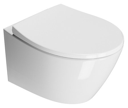 Унитаз подвесной безободковый GSI Modo 981611 белый