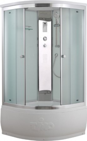 Душевая кабина Timo Comfort T-8800 F 100x100x220 профиль хром глянцевый, стекло матовое