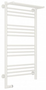 Полотенцесушитель электрический Сунержа Богема с полкой 2.0 100х50 белый матовый, подключение правое