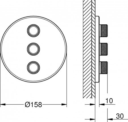 Переключатель для душа Grohe Grohtherm SmartControl 29122000 хром