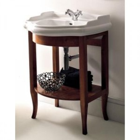 Тумба для комплекта Kerasan Retro с полкой (69 см) орех