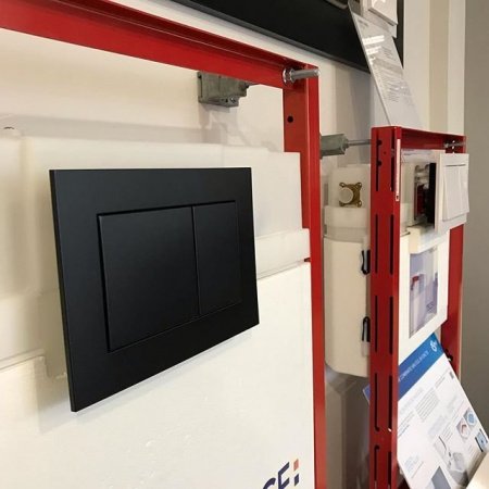 Кнопка смыва TECE Now 9240407 черный матовый