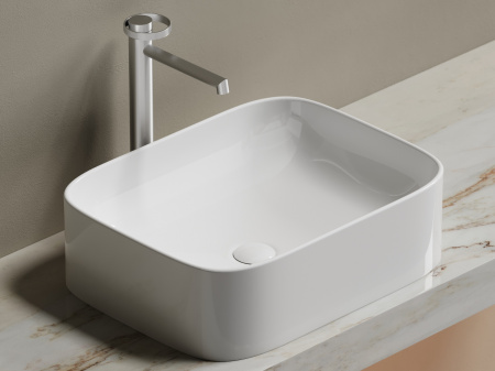 Раковина накладная 50см Ceramica Nova Element CN6052 белый