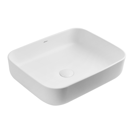 Раковина накладная 50см ABBER RECHTECK AC2202MW белый матовый